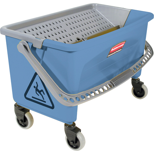 Microfibre Finishing Bucket, 10.75 US Gal. (43 qt.) Capacity, Blue Industrial Sales