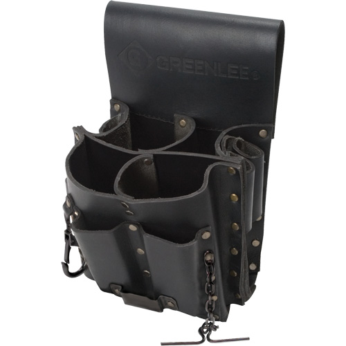 Poche pour ceinture porte-outils, Porte-outil multiple, Cuir, 8 Poches Industrial Sales