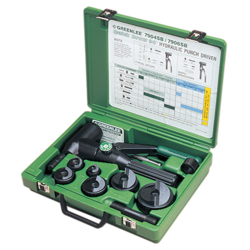 Ensemble de poinçonnage hydraulique Quick Draw 90 avec poinçons SlugBuster Industrial Sales