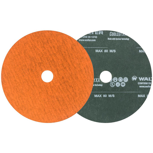Disque de sablage Coolcut XX, Disque &agrave; sabler Coolcut XX, Oxyde d'aluminium/C&eacute;ramique, 24, 5" Dia x 7/8" Arbre Industrial Sales