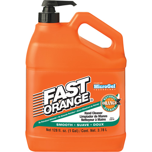 Hand Cleaner, Lotion, 3.78 L, Pump Bottle, Orange Industrial Sales