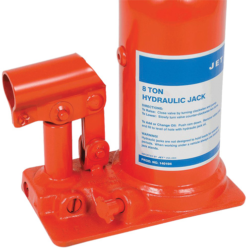 JHJ-8 Crics &agrave; bouteille pour usage tr&egrave;s intensif, 8 tonne(s), 15-3/8" Hauteur &eacute;lev&eacute;e Industrial Sales