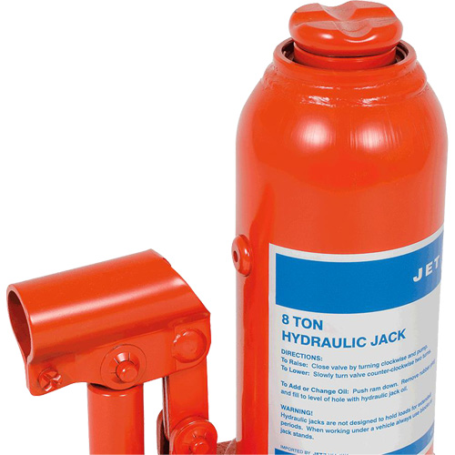 JHJ-8 Crics &agrave; bouteille pour usage tr&egrave;s intensif, 8 tonne(s), 15-3/8" Hauteur &eacute;lev&eacute;e Industrial Sales