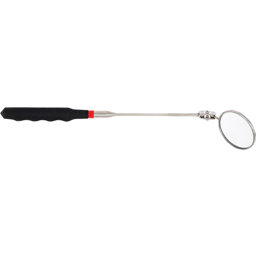 Round Face Telescopic Mirror, Circular, 2-1/4" L x 2-1/4" W, Telescopic Industrial Sales