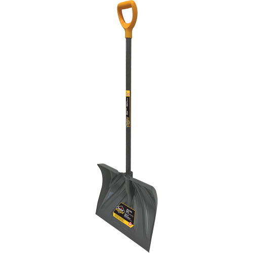 Pelle &agrave; neige Pro, Lame Polypropyl&egrave;ne, Largueur 13-1/2", Manche Prise en D Industrial Sales