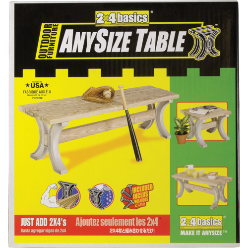 Basics&reg; Picnic Table Bench, Plastic, 96" L x 15" W x 17" H, Sand Industrial Sales