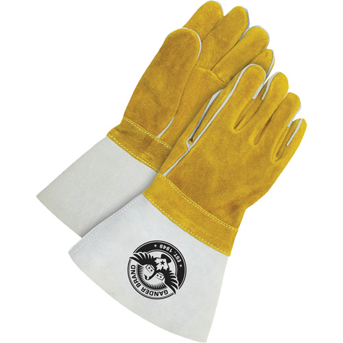 Gants pour soudeur avec poignet de 5", Cuir de vache refendu, Taille Taille unique Industrial Sales