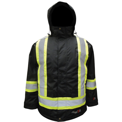 Journeyman Insulated Parka, 3X-Large, Black Industrial Sales