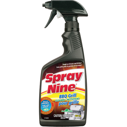 Nettoyant pour grille de BBQ Spray Nine, 650 ml, Bouteille &agrave; g&acirc;chette Industrial Sales