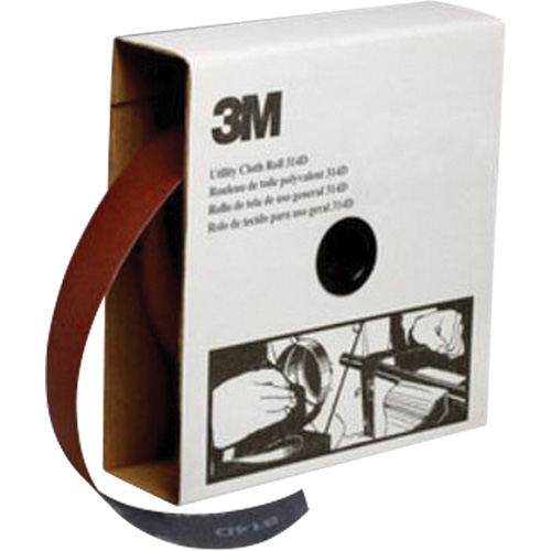 Utility Sanding Roll, Aluminum Oxide, 2" W x 150' L, P400 Grit Industrial Sales