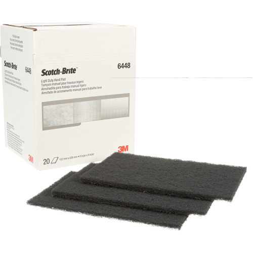 Tampon manuel pour travaux g&eacute;n&eacute;raux Scotch-Brite, Carbure de silicium, 6" x 9", Grain Ultra fin Industrial Sales