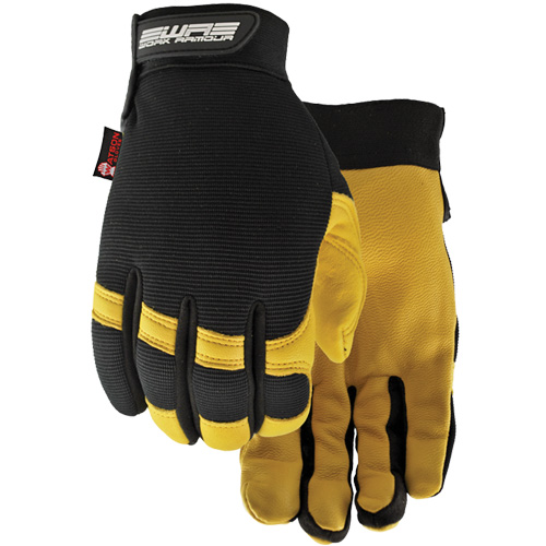 Flextime Water Resistant Gloves, Grain Goatskin Palm, Size Large Industrial Sales