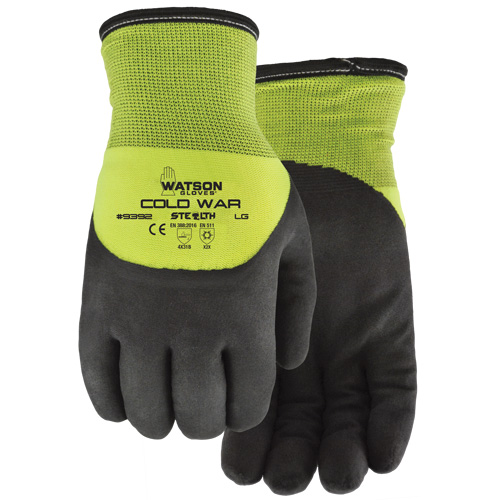 Stealth Cold War Thermal Gloves, Large, Foam Nitrile Coating Industrial Sales
