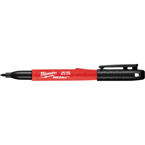 Inkzall Marker, Black, Fine Tip Industrial Sales