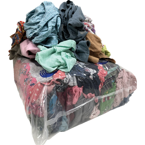 Special Wiper Rags, Mix Colours, 20 lbs. Industrial Sales