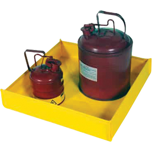 Flexible Ultra-Utility Tray, 12" lo x 12" la x 4,8" h, Cap. de d&eacute;versement 1,5 gal. US Industrial Sales