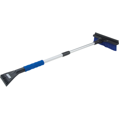 Brosse &agrave; neige t&eacute;lescopique, T&eacute;lescopique, lame Polypropyl&egrave;ne, 32-1/2" Longueur, Bleu Industrial Sales