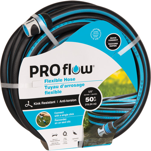Boyau flexible, Plastique, 5/8" dia x 100' Industrial Sales