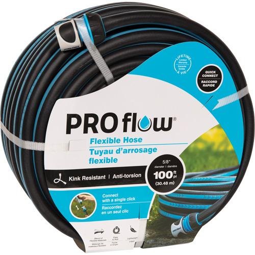 Boyau flexible, Plastique, 5/8" dia x 50' Industrial Sales