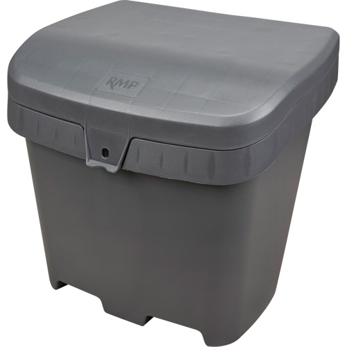 Salt & Sand Storage Bins, With Hasp, 21" x 27" x 26", 4.24 cu. ft., Grey Industrial Sales