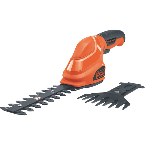 2-in-1 Garden Shear/Shrubber, Battery Powered, 3.6 V, 4"/6" Cutting Width Industrial Sales