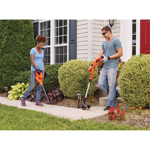 Ensemble combin&eacute; coupe-bordure/taille-bordure et balayeuse pour surfaces rigides Max*, 10", &agrave; pile, 20 V Industrial Sales