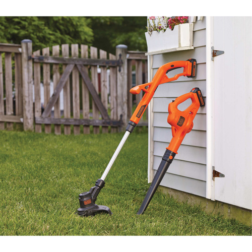 Ensemble combin&eacute; coupe-bordure/taille-bordure et balayeuse pour surfaces rigides Max*, 10", &agrave; pile, 20 V Industrial Sales