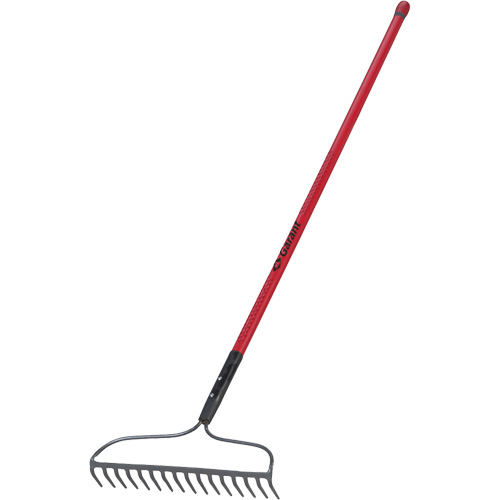 Bow Rake, Fibreglass Handle, 66" L, 16-4/5" Blade, 16 Tines Industrial Sales