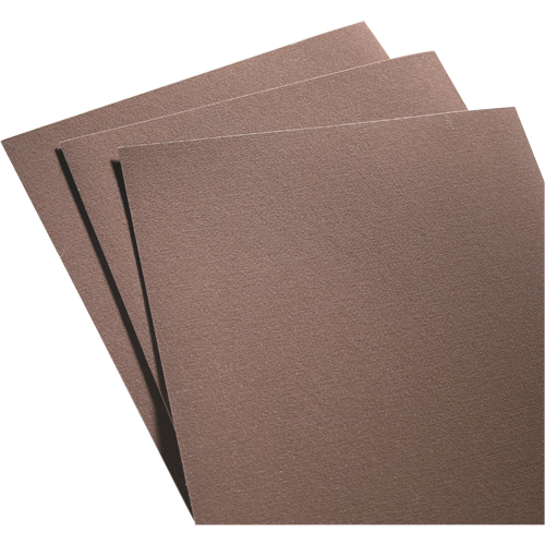 Papier abrasif en feuilles de tissu - Metalite K225, 9" x 11", Grain 40, Oxyde d'aluminium Industrial Sales