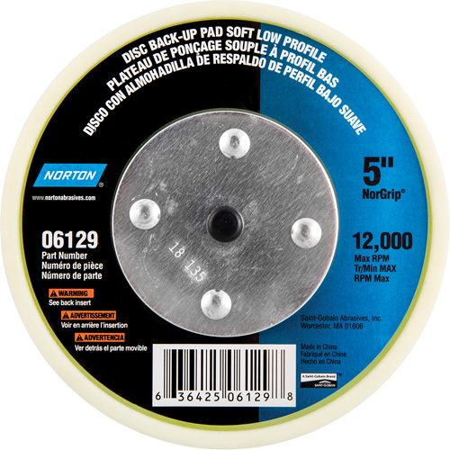 Back Up Pads For PSA & Hook And Loop Paper Discs Industrial Sales
