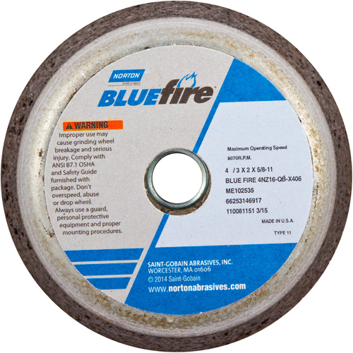 Disque &agrave; &eacute;barbage portatif non renforc&eacute; BlueFire Industrial Sales