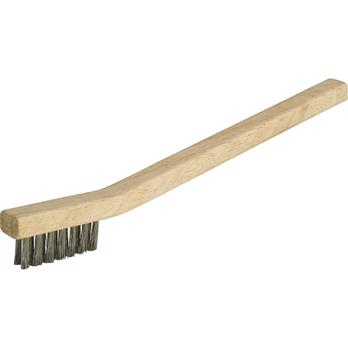 Small Cleaning Industrial-Duty Scratch Brush, Stainless Steel, 3 x 7 Wire Rows, 7-3/4" Long Industrial Sales