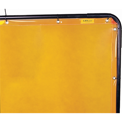 Welding Screen and Frame, Yellow, 6' x 6' Industrial Sales