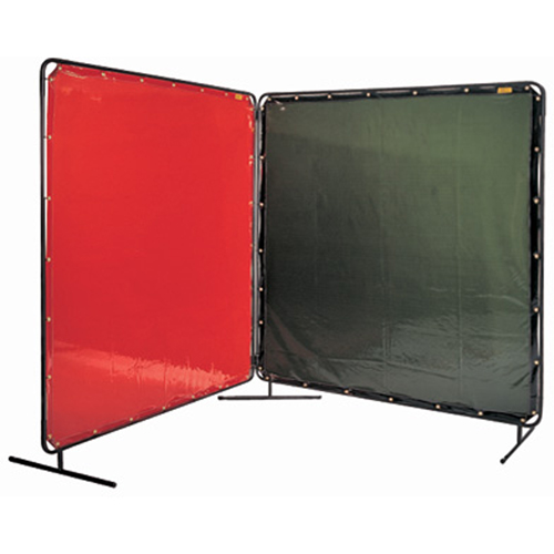 Welding Screen and Frame, Green, 6' x 6' Industrial Sales