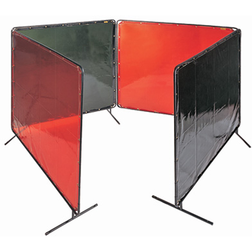 Welding Screen and Frame, Green, 6' x 6' Industrial Sales