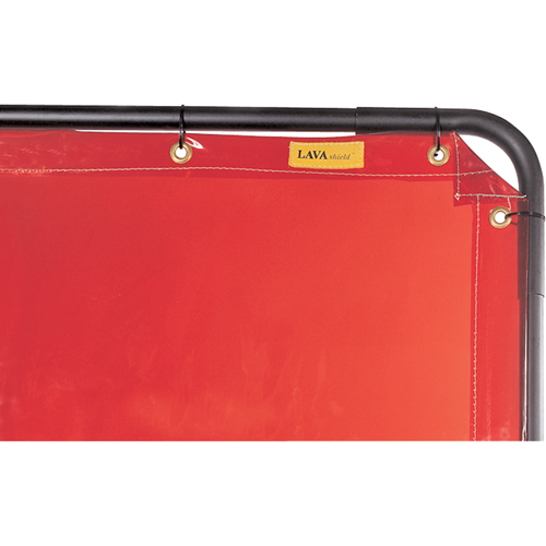 Welding Screen and Frame, Orange, 6' x 6' Industrial Sales
