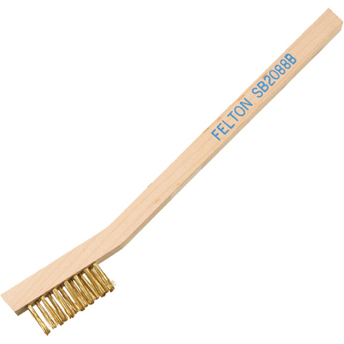 Small Cleaning Scratch Brushes, Nylon, 3 x 7 Wire Rows, 7-3/4" Long Industrial Sales