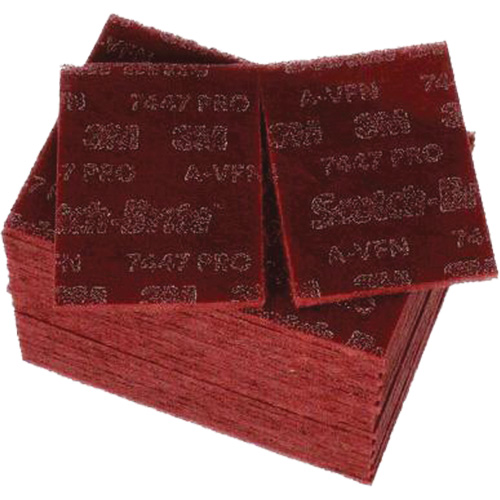 Tampons manuels Scotch-Brite 7447, Oxyde d'aluminium, 9" x 6", Grain Tr&egrave;s fin Industrial Sales