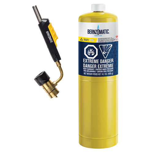 Bernzomatic Trigger-Start Swivel Head Torch Kit, Propane Industrial Sales