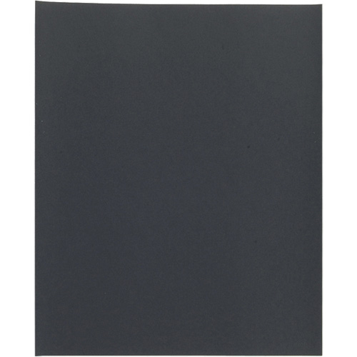 Feuille de ponçage imperm&eacute;able Black Ice, 9" x 11", Grain 600, Oxyde d'aluminium Industrial Sales