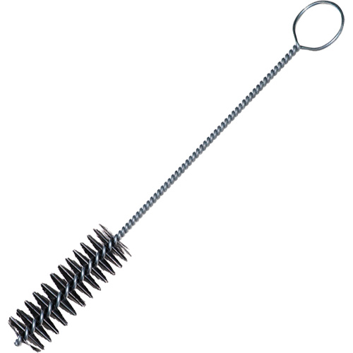 Brosse en acier torsad&eacute;e pour tuyaux, 1/8" dia. x 1" l, 6" longueur hors tout Industrial Sales