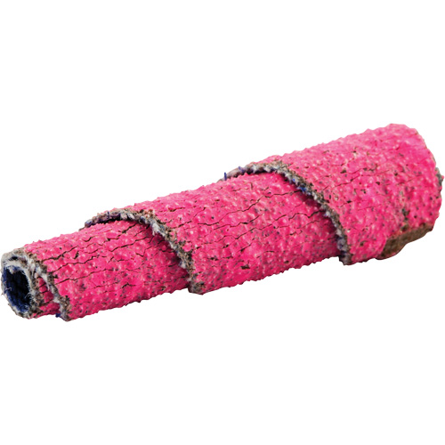 Rouleaux de cartouches en spirale pleine conique R928, 80 Grain, 3/8" dia., C&eacute;ramique d'alumine, 1-1/2" lo, 1/8" Dimension de l'arbre Industrial Sales