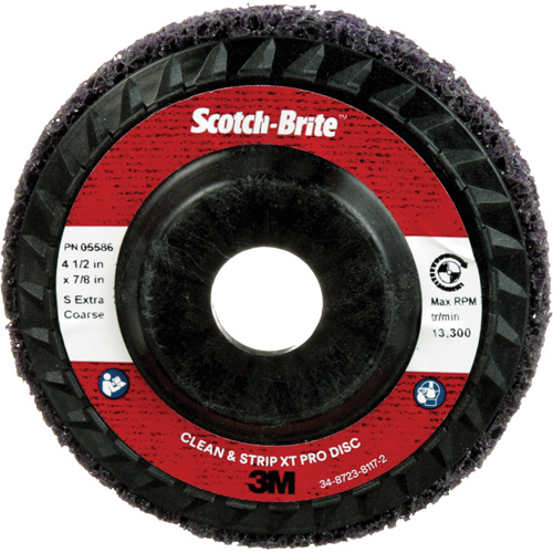 Scotch-Brite Clean and Strip XT Pro Disc XO-DC, 4-1/2" Dia., Extra Coarse Grit, Silicon Carbide Industrial Sales