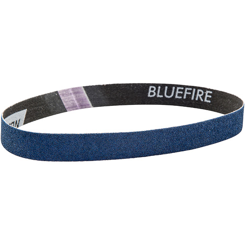 BlueFire&reg; File Belt, 3/4" W x 20-1/2" L, Zirconia Alumina, 80 Grit Industrial Sales