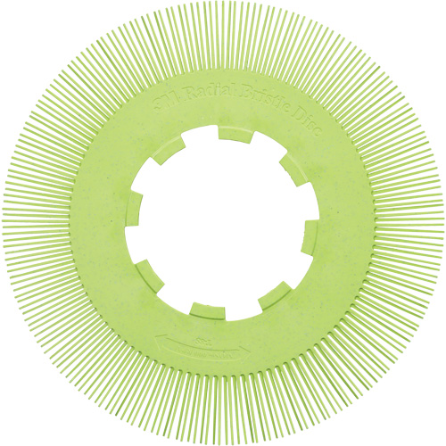 Scotch-Brite Type S Precision Radial Bristle Brush PN-RB without Adapter, Ceramic, 50+ Grit, 8" Dia. Industrial Sales