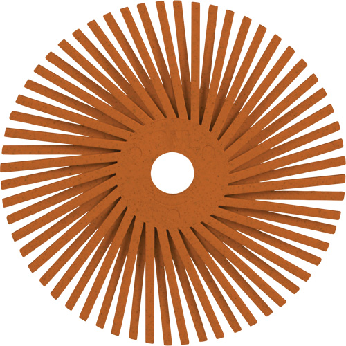 Scotch-Brite Type A Precision Radial Bristle Brush PN-RB, Ceramic, 80+ Grit, 3" Dia. Industrial Sales