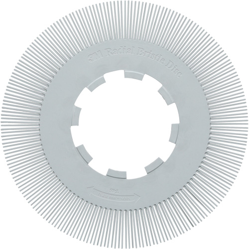 Scotch-Brite Type S Precision Radial Bristle Brush PN-RB without Adapter, Ceramic, 120+ Grit, 8" Dia. Industrial Sales