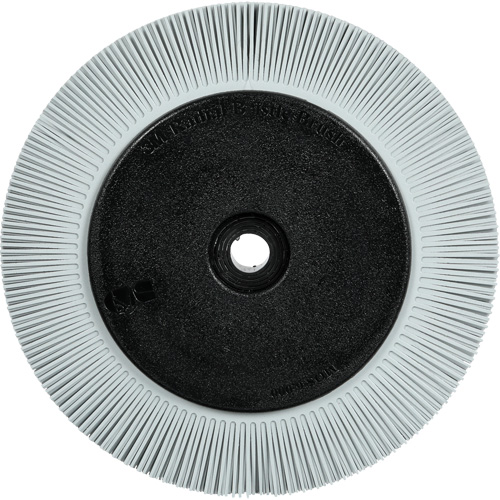 Scotch-Brite Type S Precision Radial Bristle Brush PN-RB with Flange, Ceramic, 120+ Grit, 8" Dia. Industrial Sales