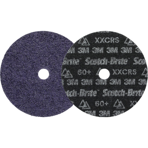 Disque de conditionnement des surfaces de pr&eacute;cision Scotch-Brite, HD-DH, 7" dia., Grain Tr&egrave;s grossier, C&eacute;ramique Industrial Sales