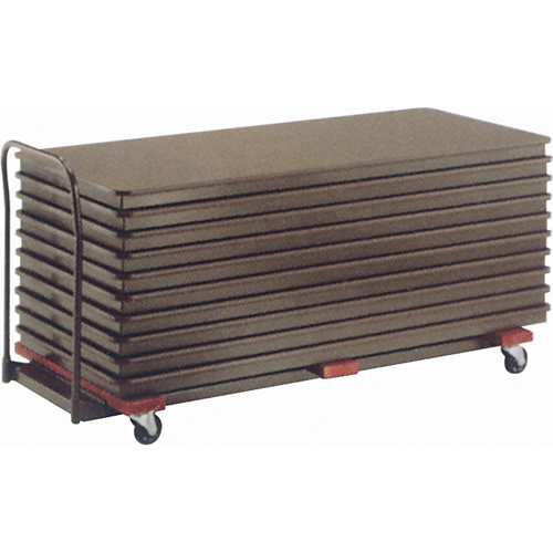 Chariots de table empilables plats, 97,5" la x 31,25" p x 36,25" h Industrial Sales